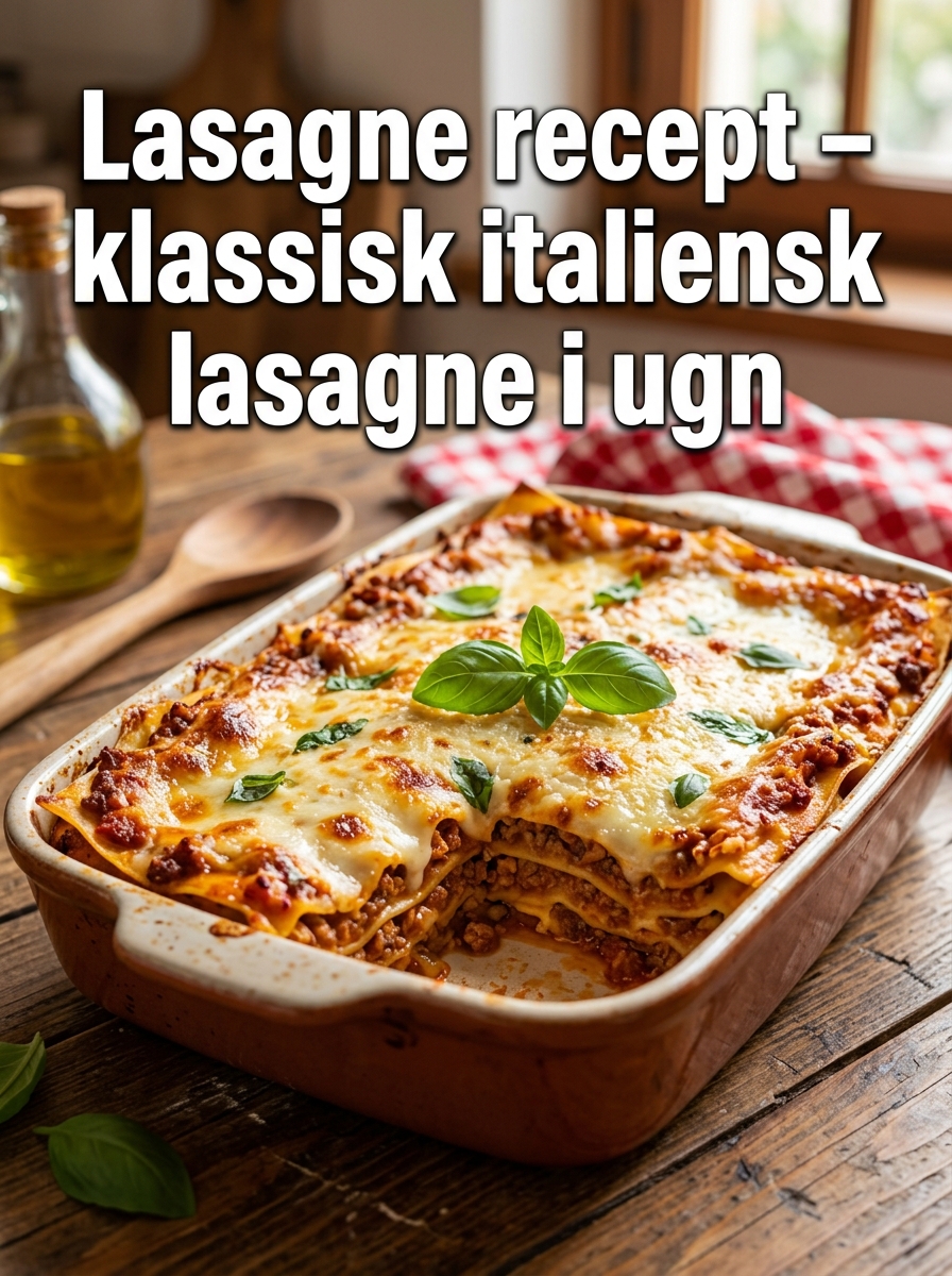 Lasagne recept: klassisk italiensk lasagne i ugn